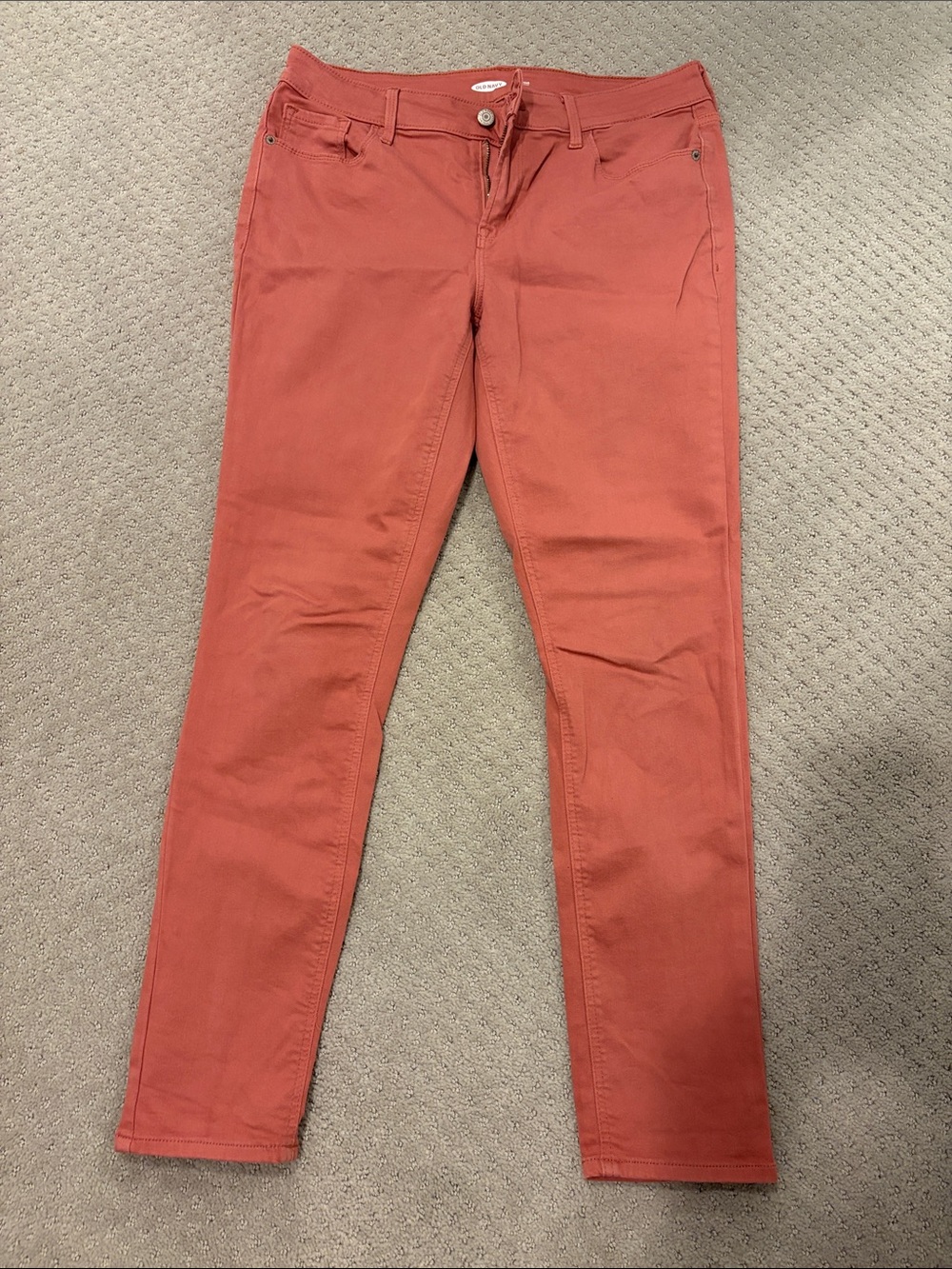 Old Navy Rockstar Women’s Rust Colored Super Skinny Jeans